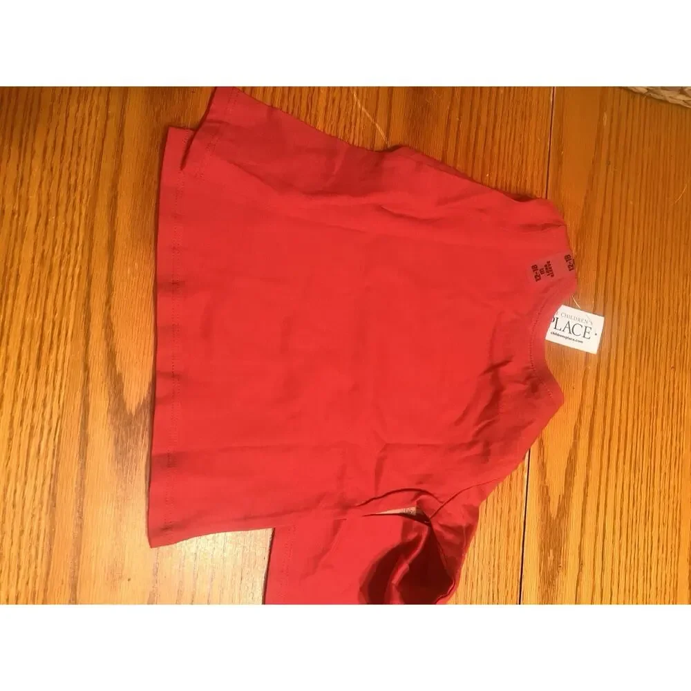 The Children’s Place Christmas Shirt Girls 12-18 Months Santa’s Princess NWT DE